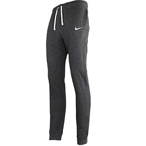 NIKE M CFD Pant FLC TM Club19 Pantalones de Deporte, Hombre, Charcoal Heathr/White/White