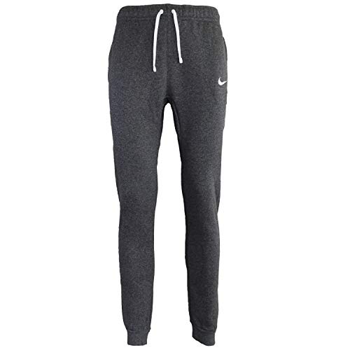 NIKE M CFD Pant FLC TM Club19 Pantalones de Deporte, Hombre, Charcoal Heathr/White/White