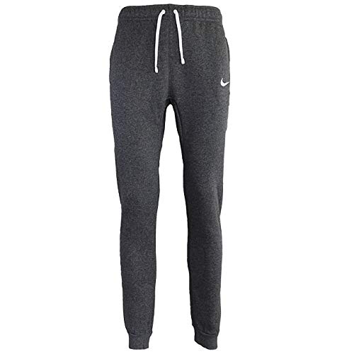 NIKE M CFD Pant FLC TM Club19 Pantalones de Deporte, Hombre, Charcoal Heathr/White/White