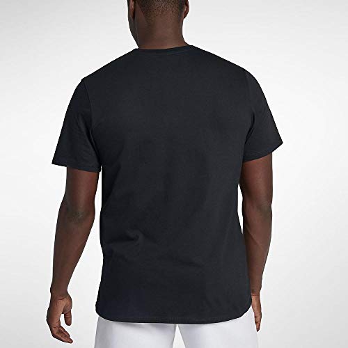 NIKE M J Jmpmn Air Embrd tee T-Shirt, Hombre, Black/White, M