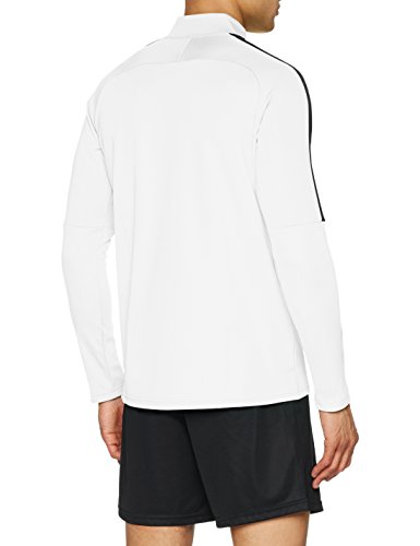 NIKE M NK Dry Acdmy18 Dril Top LS Long Sleeved t-Shirt, Hombre, White/Black/Black, XL