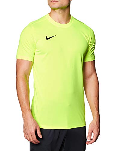 NIKE M Nk Dry Park VII JSY SS Camiseta de Manga Corta, Hombre, Amarillo (Volt/Black)