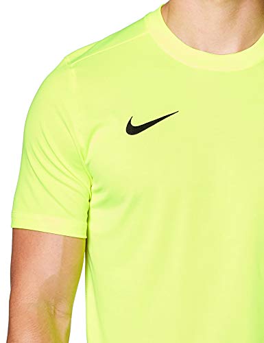 NIKE M Nk Dry Park VII JSY SS Camiseta de Manga Corta, Hombre, Amarillo (Volt/Black), S