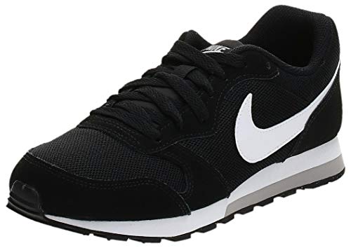 Nike MD Runner 2 GS, Zapatillas de Correr Unisex Adulto, Negro (Black/Wolf Grey/White), 40 EU