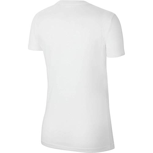 NIKE Park 20 Camiseta, Blanco/Negro, S para Mujer