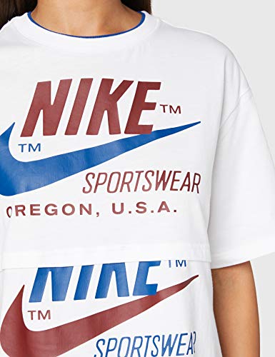 NIKE Sportswear Icon Clash Shirt, Blanco, S Womens