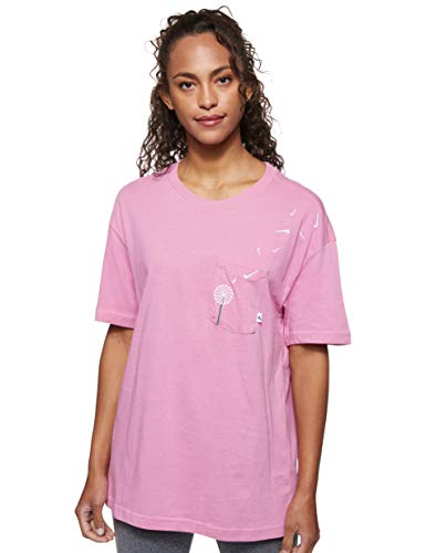 NIKE Sportswear Novelty 2 Shirt, Flamenco Magico/Blanco, XS Womens