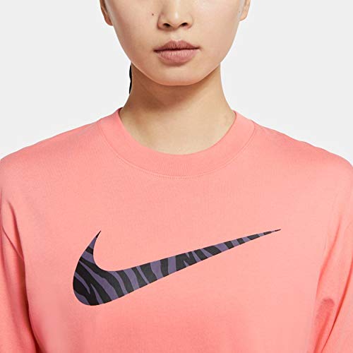 Nike Sudadera de mujer con cuello redondo Icon Clash Rosa Cód. DC5294-693 rosa/negro XS