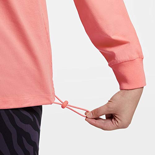 Nike Sudadera de mujer con cuello redondo Icon Clash Rosa Cód. DC5294-693 rosa/negro XS