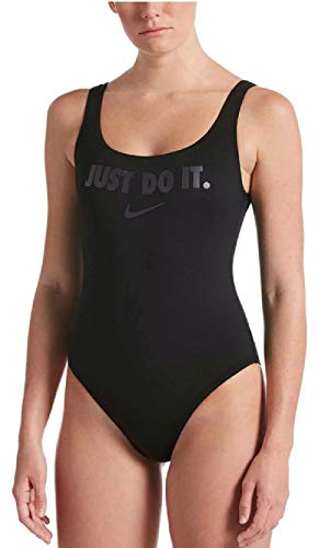 NIKE U-Back One Piece Bikini, Mujer, Jet Black, M