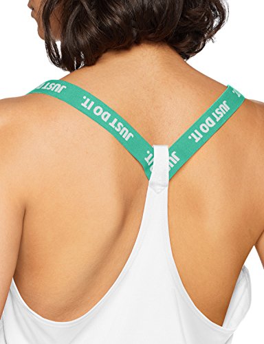 Nike W Dry Elstika Grx Vnr2, Camiseta de Tirantes de Entrenamiento para Mujer, Multicolor (Bianco/Light Menta/Atmosphere Grey/Pure Platinum), M