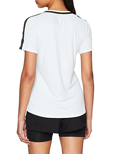 NIKE W NK Dry Acdmy18 Top SS T-Shirt, Hombre, White/Black/Black, XS