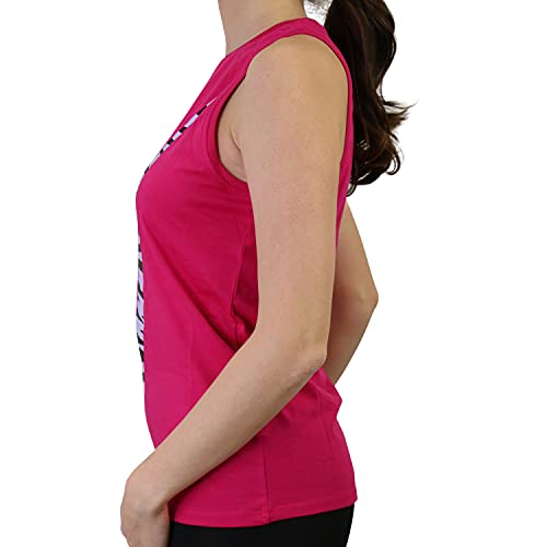 NIKE W NK Dry Tank DFC Icon Clash Vest, Fireberry, L Womens