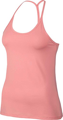 NIKE W Nk Tank Slim Strappy Camiseta sin Mangas, Mujer, Rosa (Bright Melon/Bright Melon), L