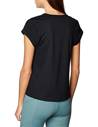 NIKE W Nkct Dry Top SS Camiseta, Mujer, Black/White, S