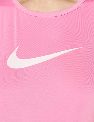 NIKE W NP Tank Essential Swoosh Camiseta sin Mangas, Mujer, Magic Flamingo/(Barely Rose), XS