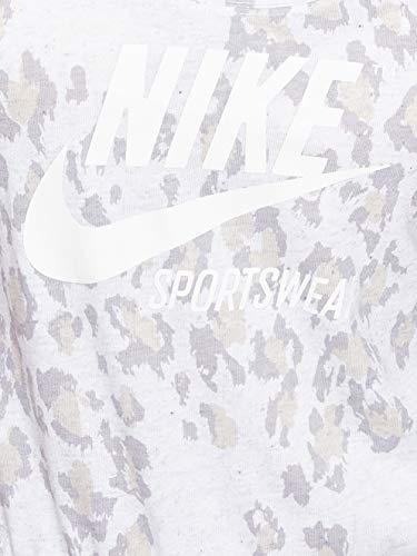 NIKE W NSW Gym VNTG Rmpr Leopard Mono, Mujer, Atmosphere Grey/Sail/Sail, XL