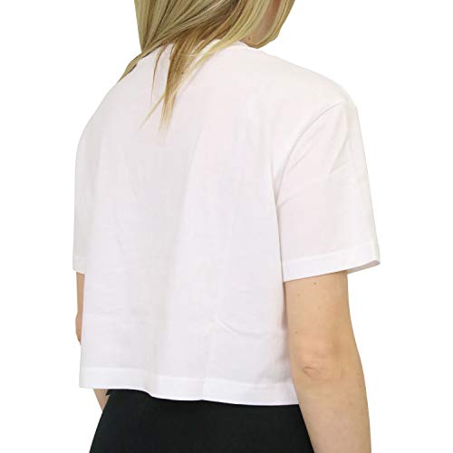 NIKE W NSW tee Essntl CRP ICN Ftra Camiseta, Mujer, Blanco (White/Black), L