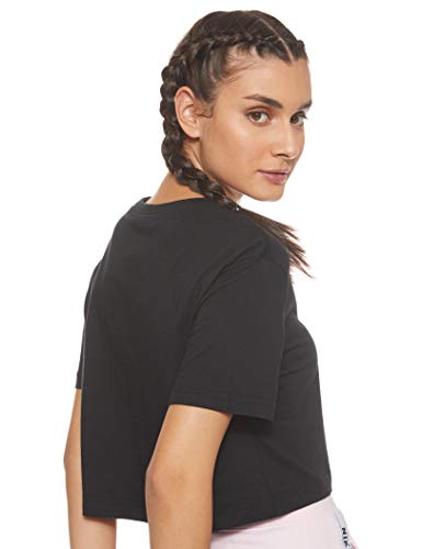 NIKE W NSW tee Essntl CRP ICN Ftra Camiseta, Mujer, Negro (Black/White), M