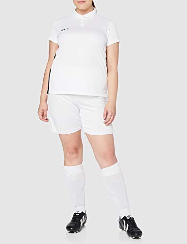 NIKE Womens Academy 18 Polo Camisa, Blanco/Negro/Negro, M para Mujer