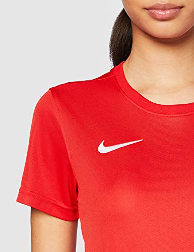 NIKE Women's Park VII Jersey Short Sleeve Camiseta, Mujer, Rojo, XL