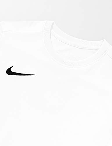 NIKE Y Nk Dry Park VII JSY SS Camiseta de Manga Corta, Unisex niños, White/Black, M