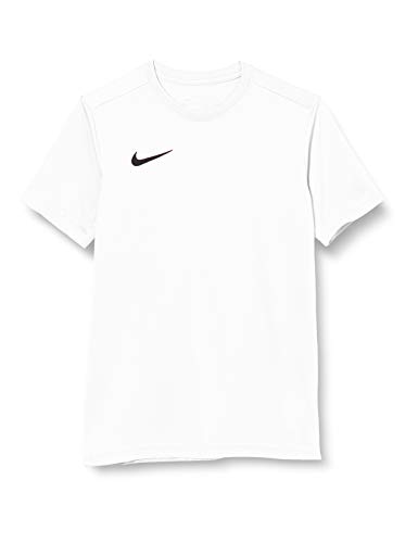 NIKE Y Nk Dry Park VII JSY SS Camiseta de Manga Corta, Unisex niños, White/Black, S