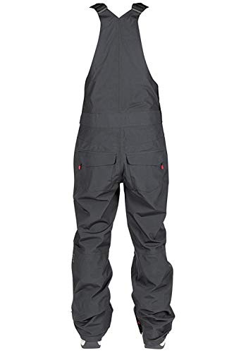 Nitro Snowboards Wmns YAMANOUCHI Bib 1 Snowboardhose Latzhose Skihose Damen Pant wasserabweisend Warm Winter atmungsaktiv Pantalones, Mujer, Negro, Large