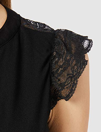 Noppies Studio Dress nurs SS Serre Vestido, Black-P090, 44 para Mujer