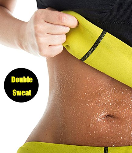 NOVECASA Suana Chaleco Camisa de Manga Larga Mujer/Pantalones Cortos de Sudoracion de Neopreno Shapewear para Sudoración, Quema Grasa, Adelgazante (S, Chaleco)