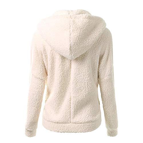 N\P Invierno de las Mujeres de la Chaqueta de Teddy Larga con Capucha Chaqueta Gruesa Caliente de Piel de Lana Casual Otoño Femenino Abrigo de Abrigo
