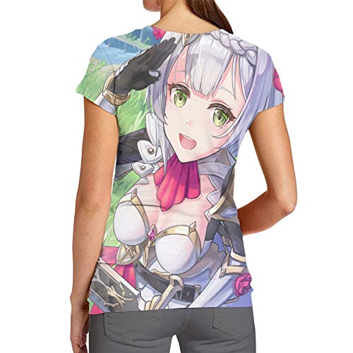 Nueey Gen-Shi Im-Pact - Camiseta de manga corta para mujer