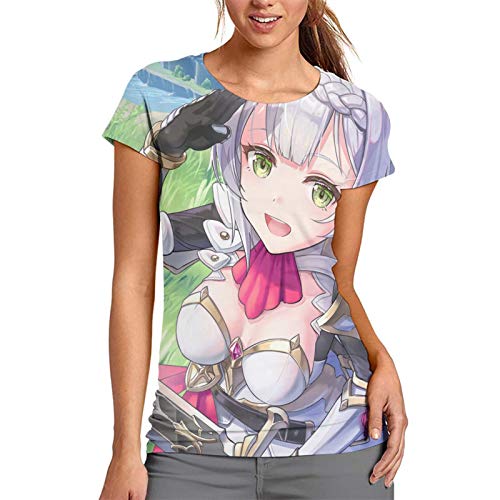 Nueey Gen-Shi Im-Pact - Camiseta de manga corta para mujer