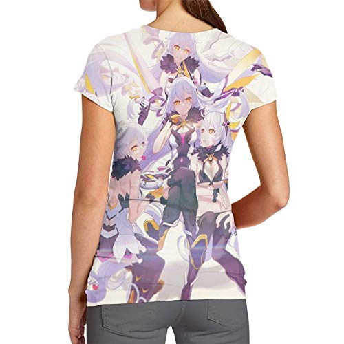 Nueey Gen-Shi Im-Pact - Camiseta deportiva para mujer, color morado