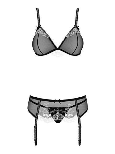 Obsessive - Conjunto de lencería para Mujer - Negro - Large/X-Large