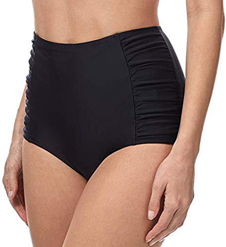 Octopus Bañador para mujer de cintura alta, varios modelos f5607 Negro S21(sw) 7XL