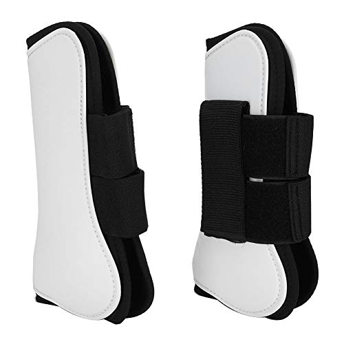 【??????? ?? ????? ??????】 Abrigo de Bota de Caballo, Equipo de equitación Blanco Protector de Abrigo de Bota Protector de Pierna de Caballo, Mascotas para Caballo