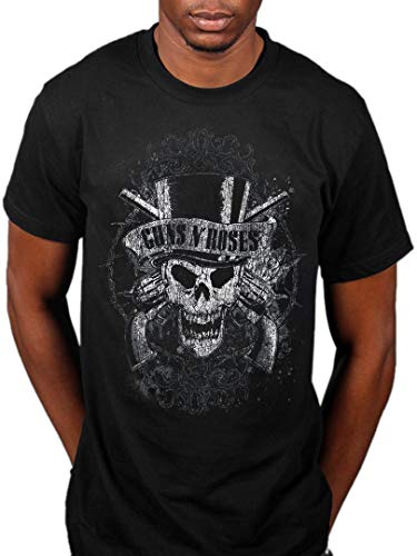 Oficial Guns N Roses Faded Skull T-Shirt