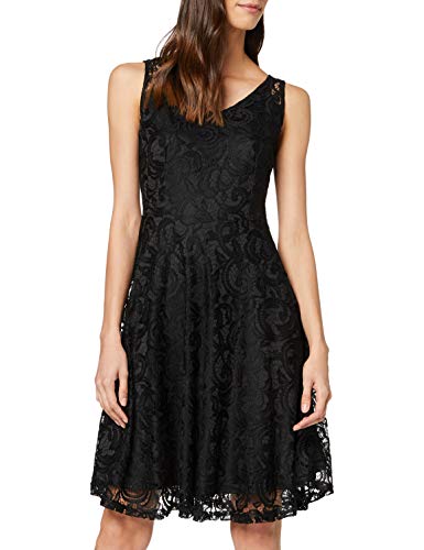 Oliceydress DS0010 Vestidos de Noche, Negro (Negro), M