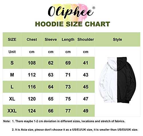 OLIPHEE Sudaderas Naruto con Capucha Hombro Coloreado Anime Deportiva Popular para Hombre Rojo Herida-L