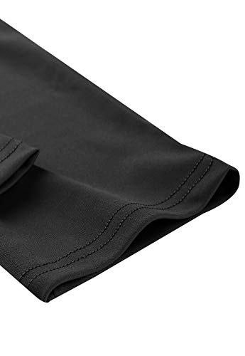 OMZIN vestido de cóctel para mujer, sexy, vestido de boda, vestido básico de ocasión de coton de S a XXXL