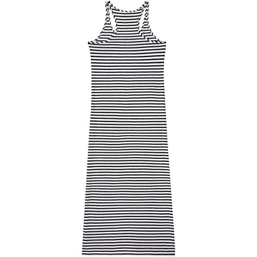 O'NEILL LW Racerback Jersey Vestidos y Monos para Mujer, Mujer, Vestidos/Monos, 9A8912, Negro, Blanco, S