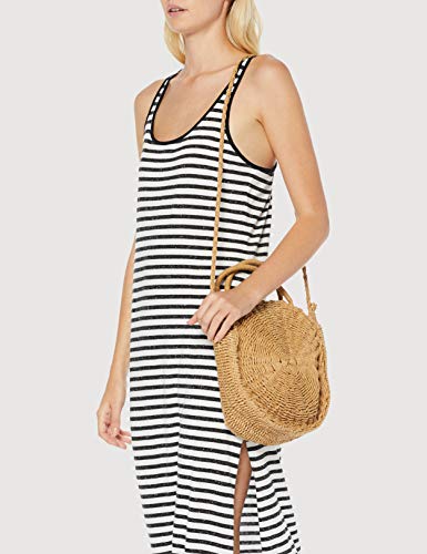 O'NEILL LW Racerback Jersey Vestidos y Monos para Mujer, Mujer, Vestidos/Monos, 9A8912, Negro, Blanco, S