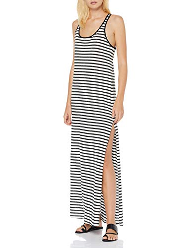O'NEILL LW Racerback Jersey Vestidos y Monos para Mujer, Mujer, Vestidos/Monos, 9A8912, Negro, Blanco, S