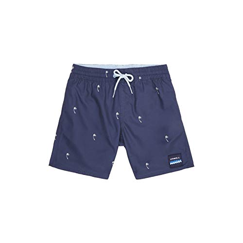 O'NEILL PB Mini Palms Shorts Boardshort Elasticated para Niño, Niños, Blue AOP W/Brown-Beige, 164
