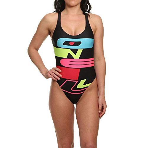 O'NEILL Re-Issue - Bañador para Mujer, Mujer, Traje de baño para Hombre, 8A8210, Black out Option B, 40