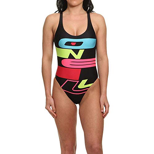 O'NEILL Re-Issue - Bañador para Mujer, Mujer, Traje de baño para Hombre, 8A8210, Black out Option B, 40