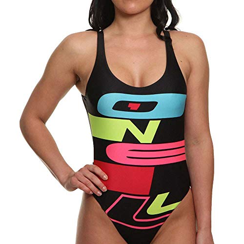 O'NEILL Re-Issue - Bañador para Mujer, Mujer, Traje de baño para Hombre, 8A8210, Black out Option B, 40