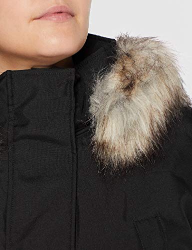 ONLY Carmakoma Carirena Parka Coat Otw abrigos hombre, Negro (Black Black), Large (Talla del fabricante: L-50/52) para Mujer