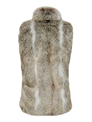 Only KONNEW Amy Fur WAISCOAT OTW Chaleco Pelo NIÑA (122)